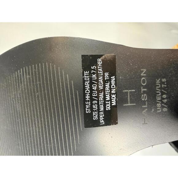 NWB H Halston Women's Charlotte Ankle Boots Black US Size 9 - Picture 10 of 11